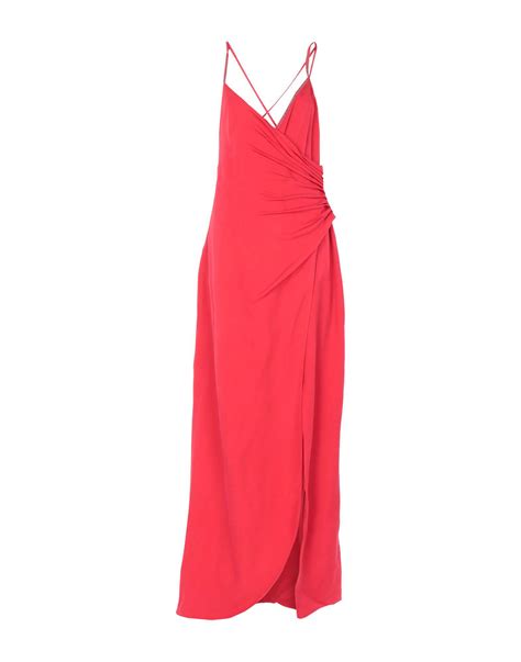 versace red long dress